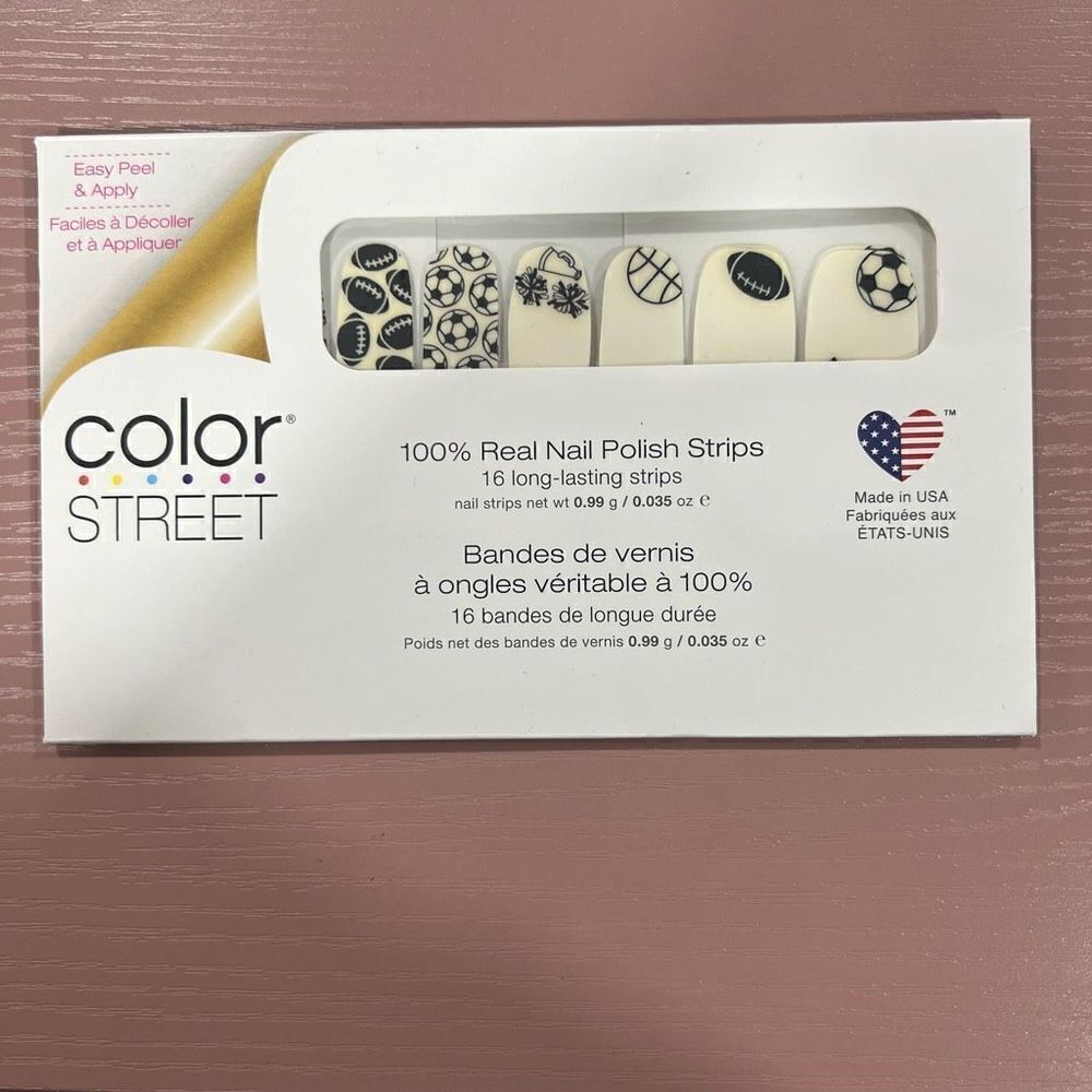 Color Street Dream Team Nail Art